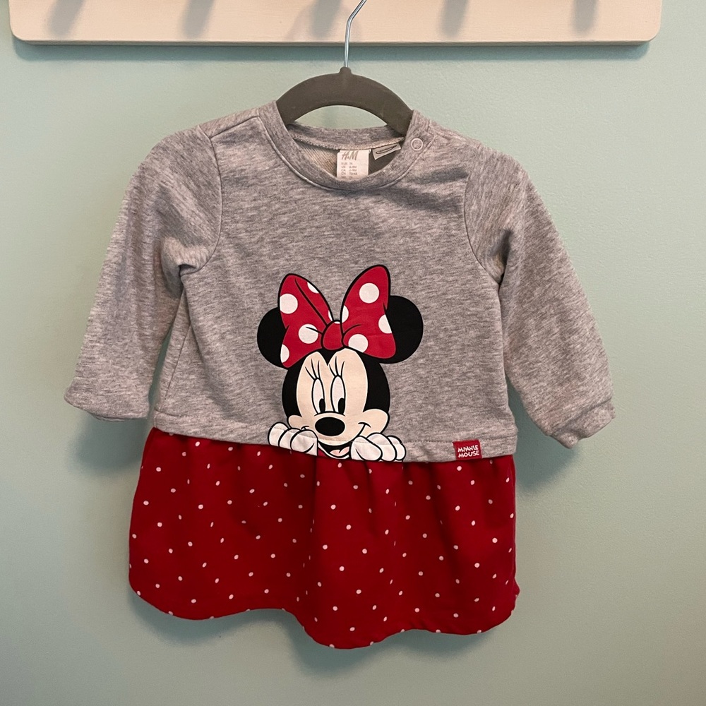 H&M Minnie Mouse Sweatshirt Dress